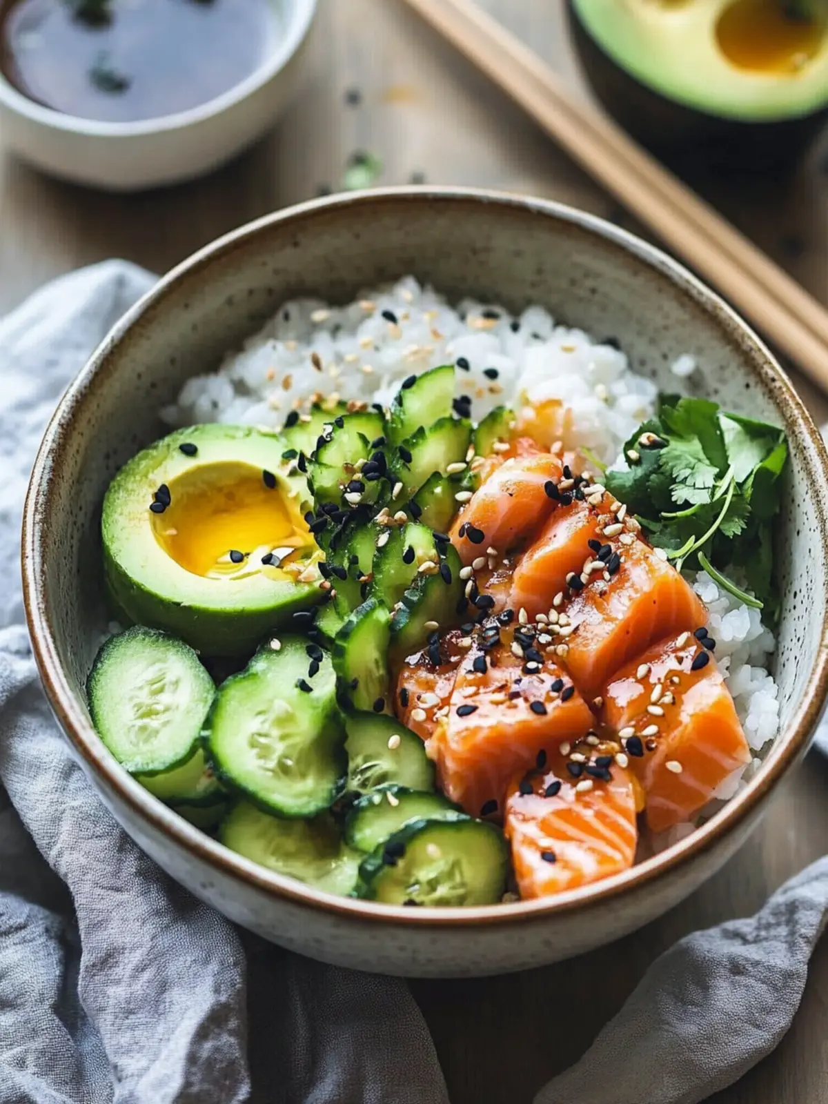 Savory Salmon Sushi Bowls You ll Crave at Home 3 Salmon Sushi Bowls