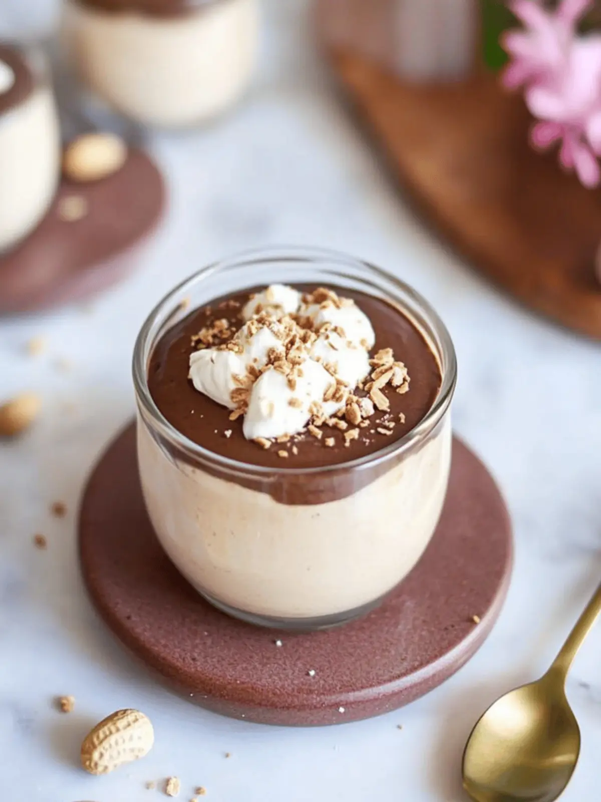 Delicious Peanut Butter Mousse Yogurt Bowl Guilt-Free Treat 4 peanut butter mousse yogurt bowl