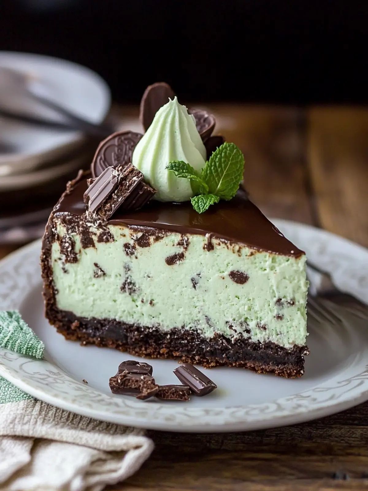 Decadent Thin Mint Cheesecake That'll Wow Your Guests 2 Thin Mint Cheesecake