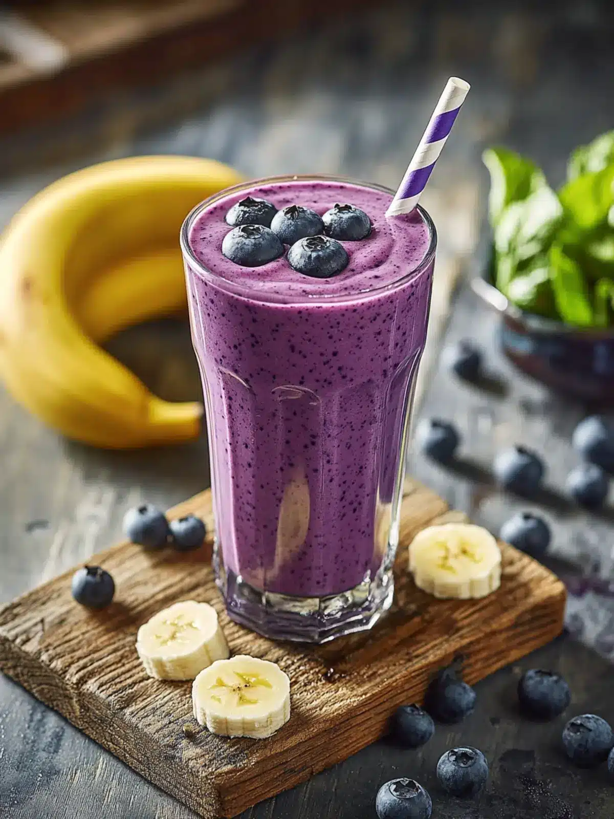 Deliciously Creamy Blueberry Banana Smoothie Delight 4 Blueberry Banana Smoothie