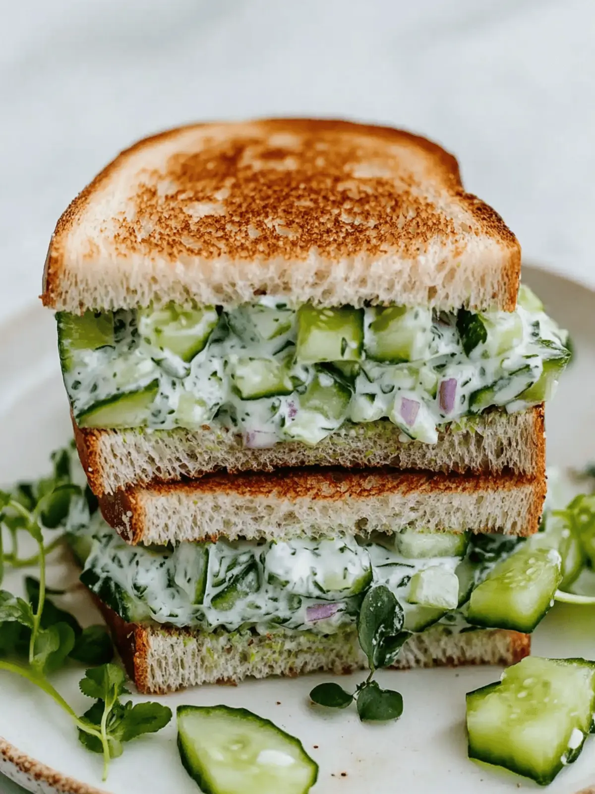 Refreshing Easy Cucumber Salad Sandwiches for a Light Lunch 4 Refreshing Easy Cucumber Salad Sandwiches for a Light Lunch