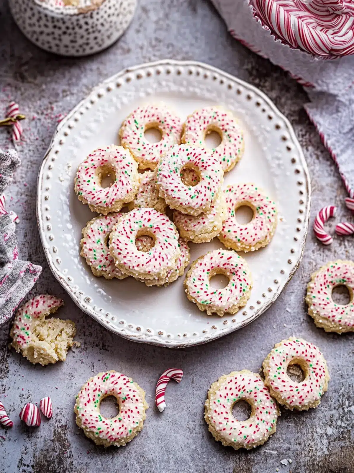 Delicious White Chocolate Peppermint Shortbread Cookies Recipe 2 White Chocolate Peppermint Shortbread Cookies