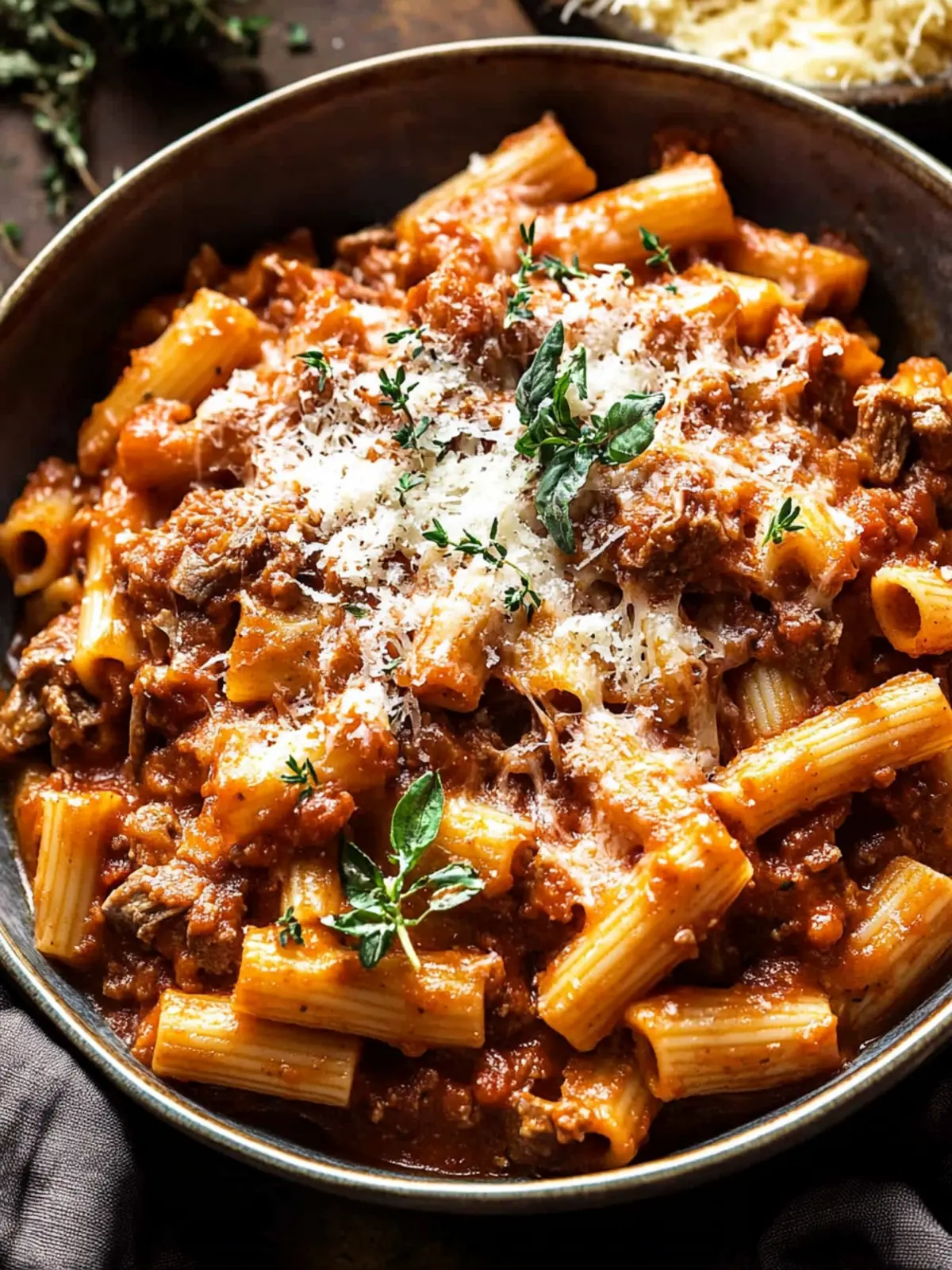 Savory Pot Roast Sunday Sauce With Rigatoni for Cozy Nights 3 Pot Roast Sunday Sauce With Rigatoni