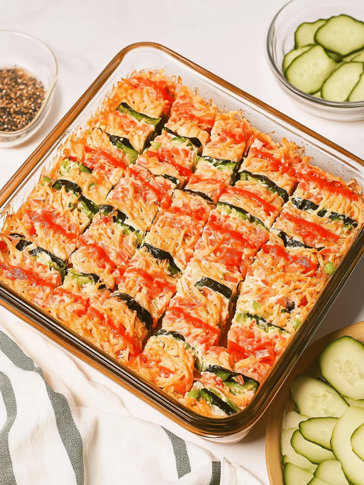 Irresistible Sushi Bake That Will Wow Your Dinner Guests 3 Sushi Bake