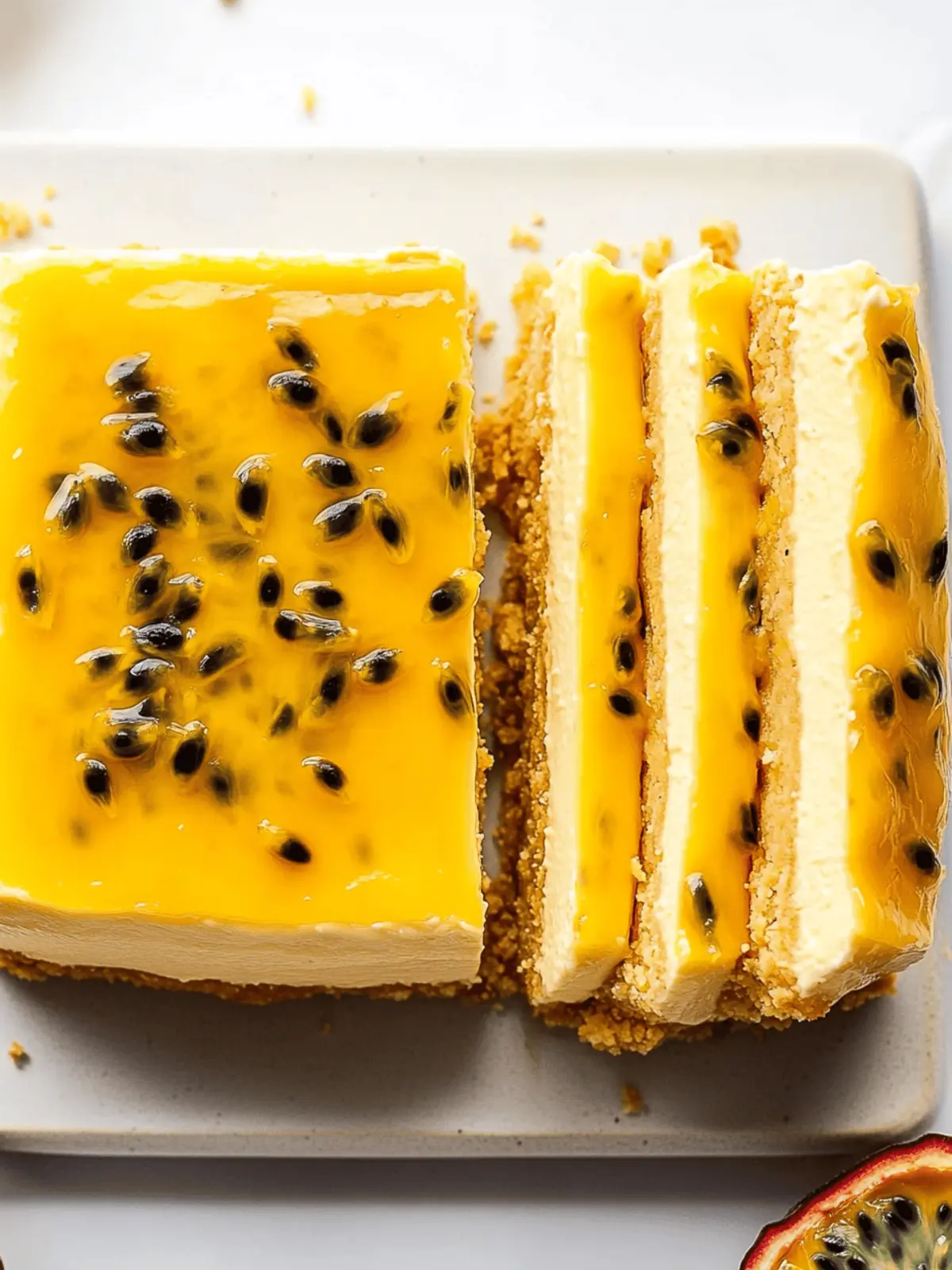 Delicious No Bake Passion Fruit Cheesecake Recipe You ll Love 3 No Bake Passion Fruit Cheesecake