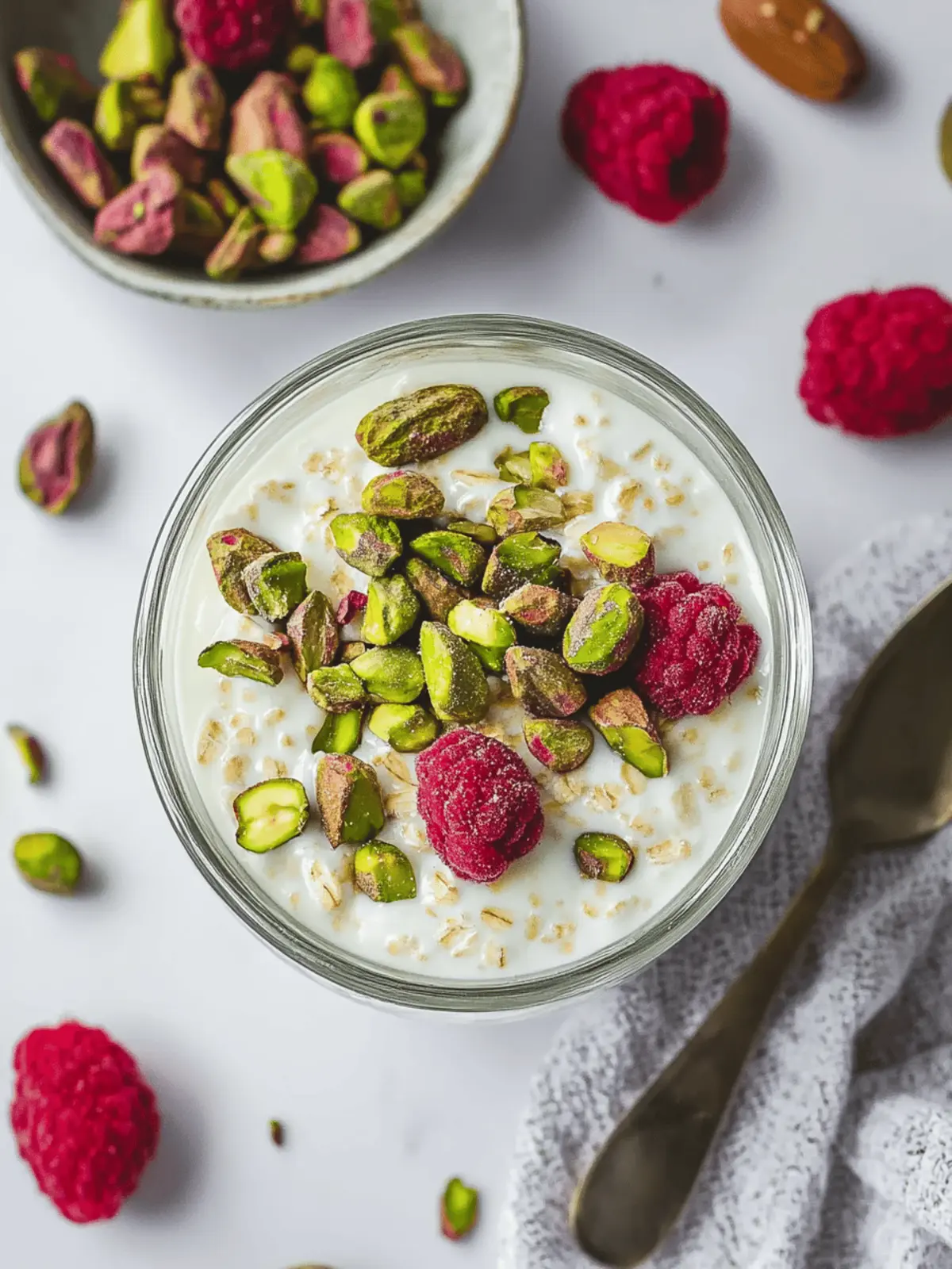 Pistachio Overnight Oats for a Creamy, Energizing Breakfast 3 Pistachio Overnight Oats