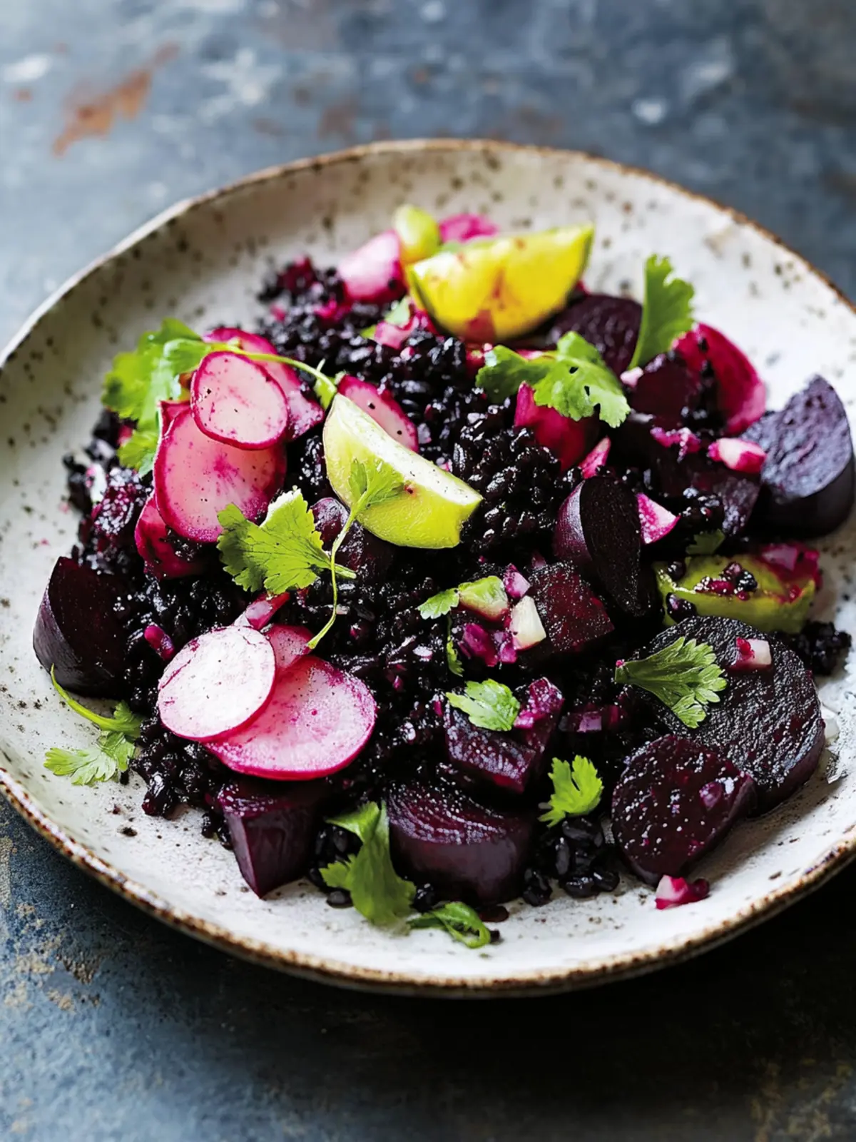 Delicious Beetroot and Black Rice Salad for Vibrant Lunches 2 beetroot and black rice salad