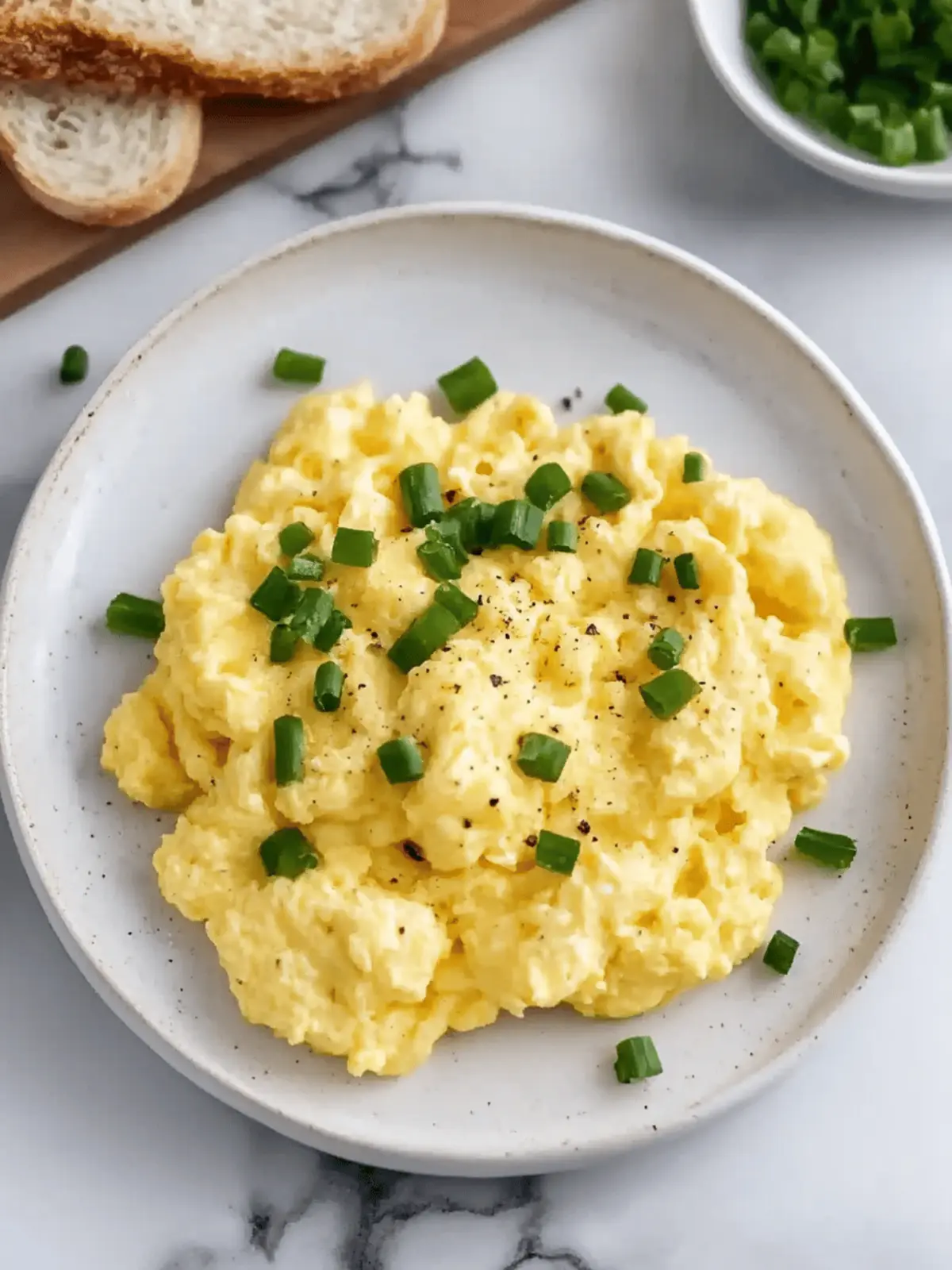 Velvety Scrambled Eggs for a Cozy Breakfast Delight 3 Velvety Scrambled Eggs