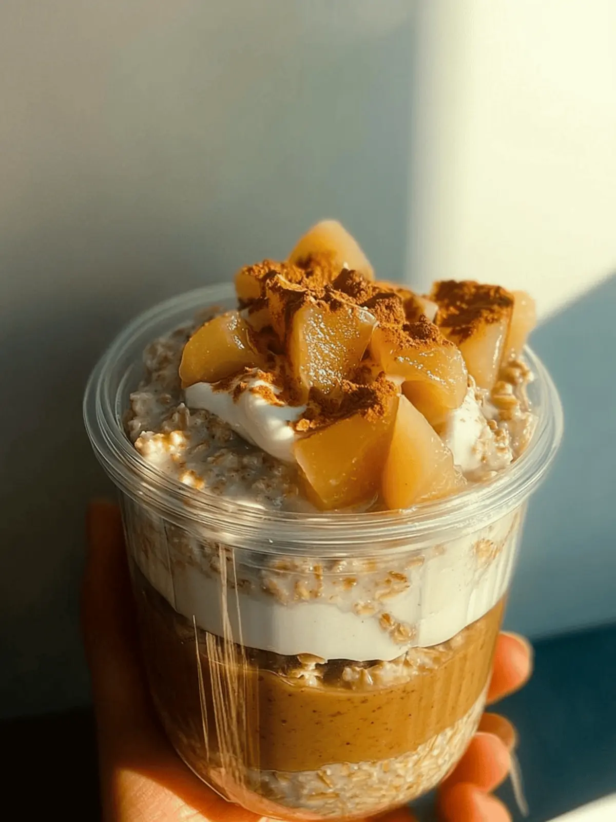 Savor the Joy with Apple Pie Overnight Oats Recipe 3 Apple Pie Overnight Oats