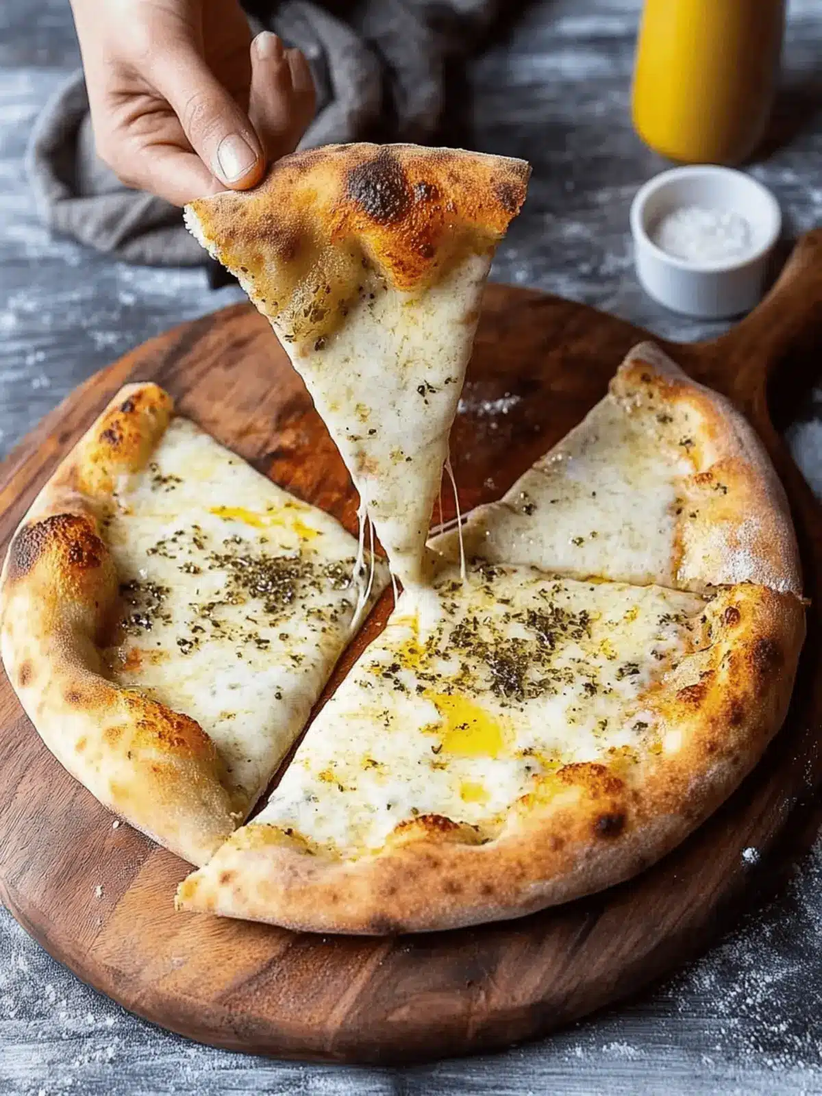 Cacio e Pepe Pizza: Easy No-Knead Recipe You'll Love 2 Cacio e Pepe Pizza