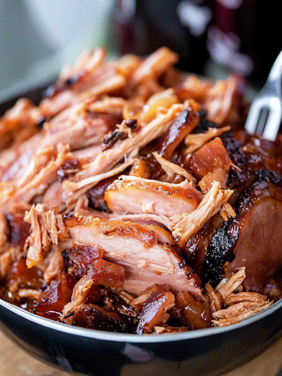 Delicious Smoked Pulled Ham with Sweet Apricot Glaze Recipe 3 Smoked Pulled Ham with an Apricot Glaze