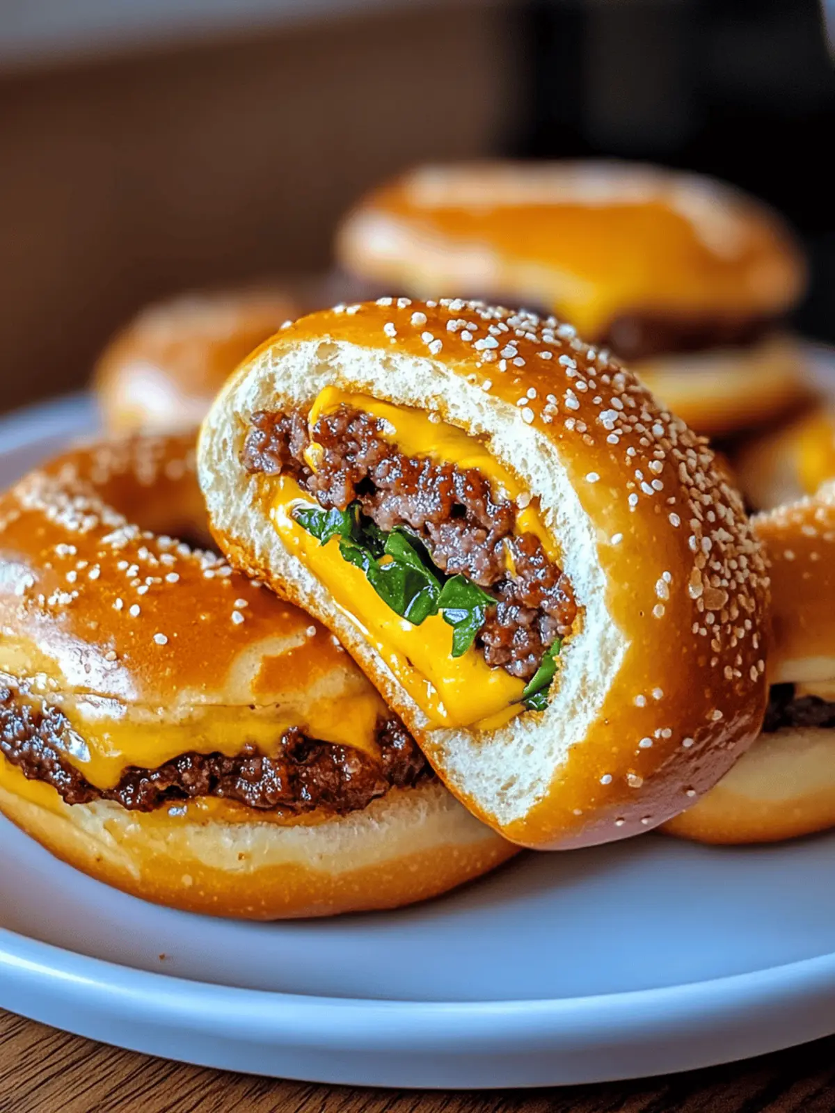 Cheeseburger Pretzel Bombs: A Fun Twist on Classic Comfort Food 2 Cheeseburger Pretzel Bombs