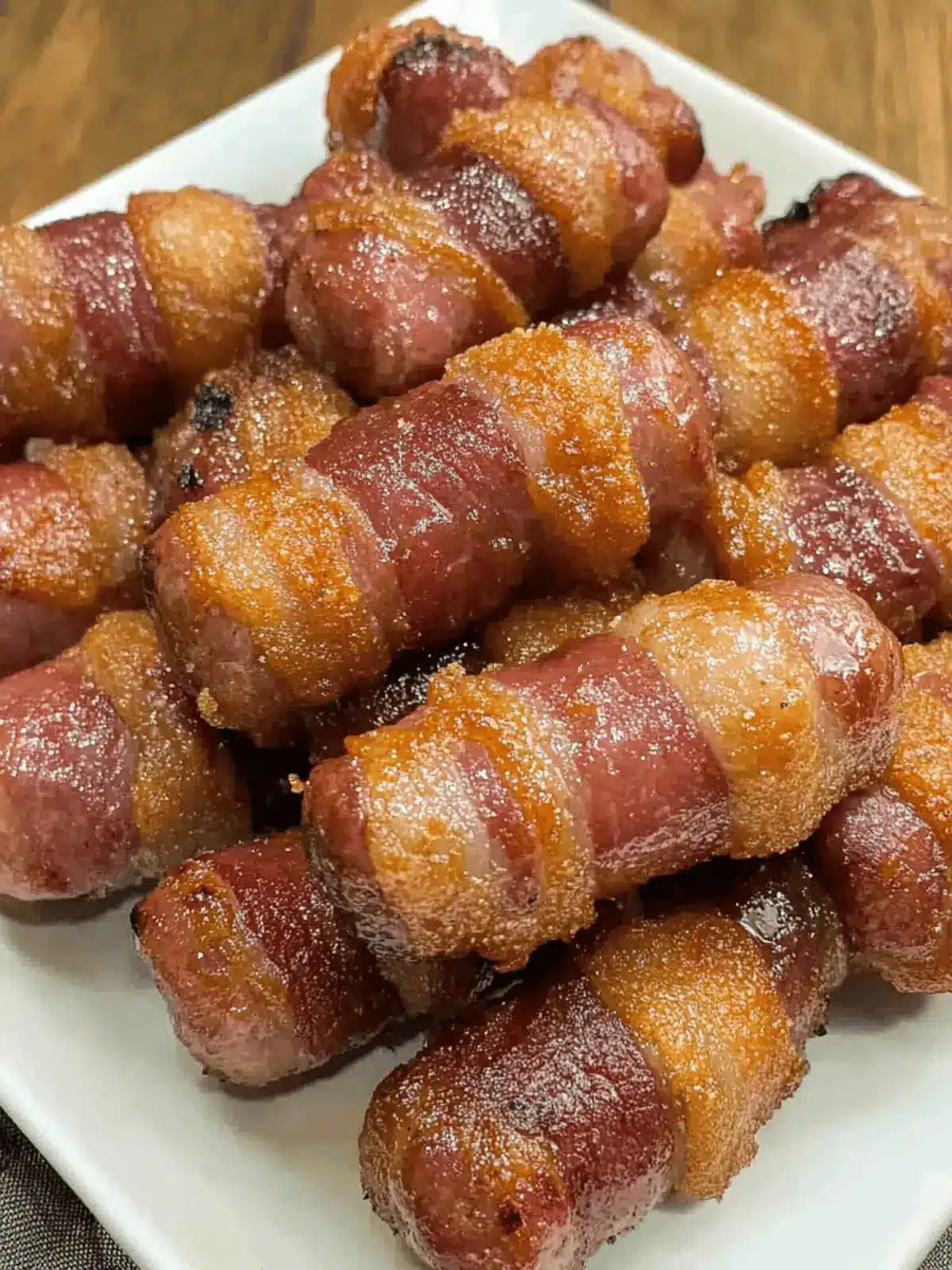 Bacon Wrapped Little Smokies: A Sweet and Savory Delight 4 Bacon Wrapped Little Smokies