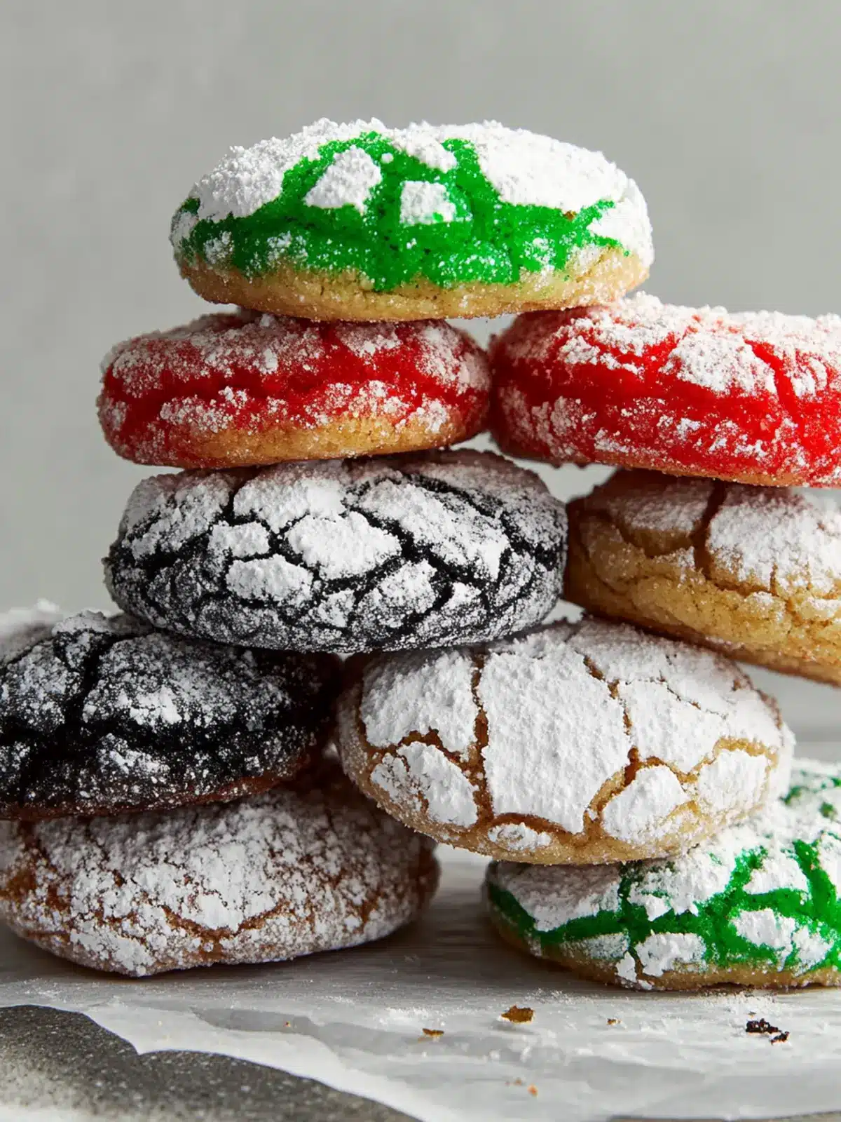 Kwanzaa Crinkle Cookies: Colorful Treats for Festive Fun 4 Kwanzaa Crinkle Cookies