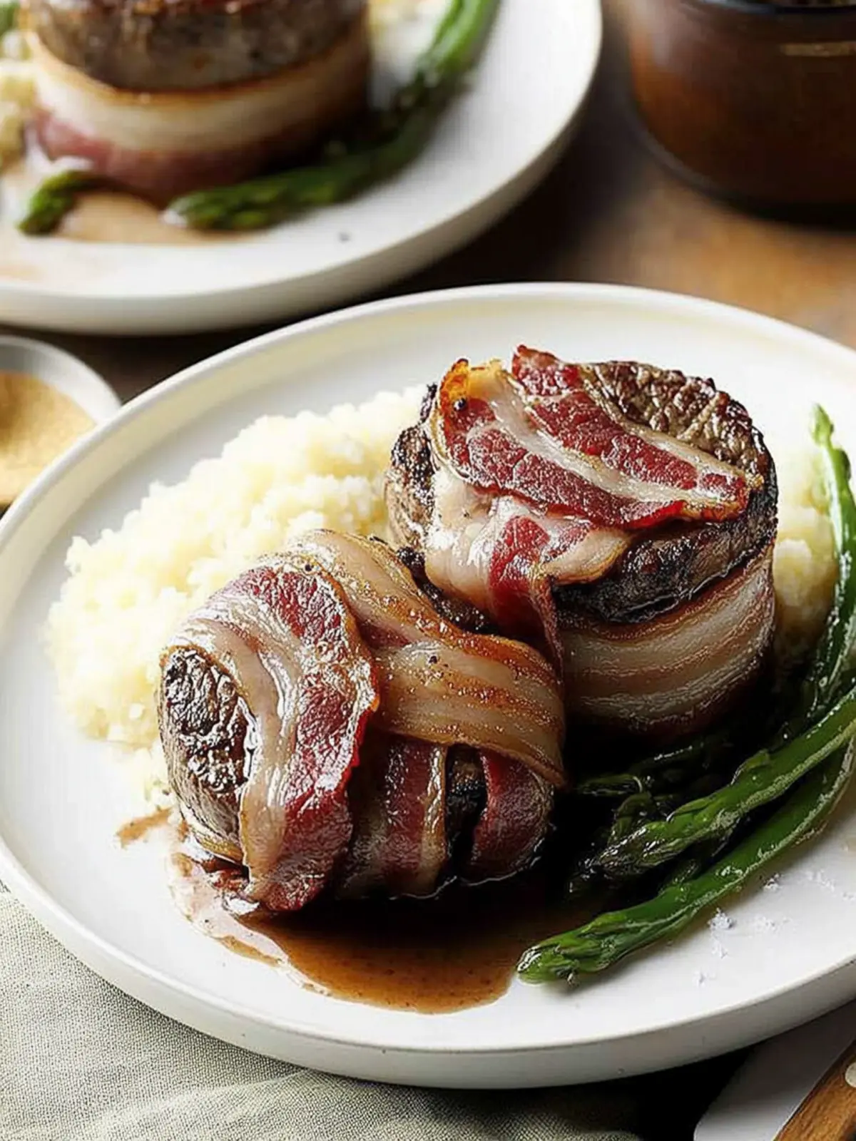 Savor the Flavor: Bacon-Wrapped Steak with Mushroom Magic 2 Bacon-Wrapped Steak