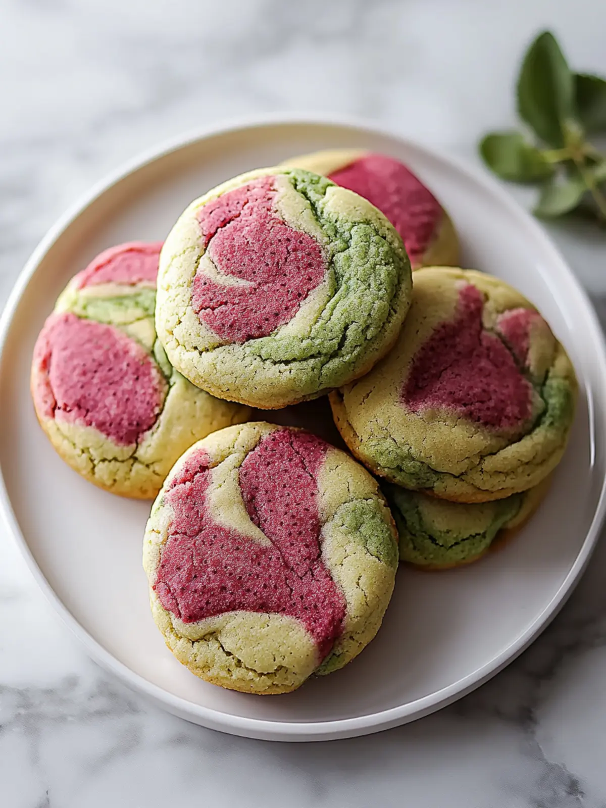 Delicious Strawberry Matcha Marble Cookies Recipe You ll Love 3 Delicious Strawberry Matcha Marble Cookies Recipe