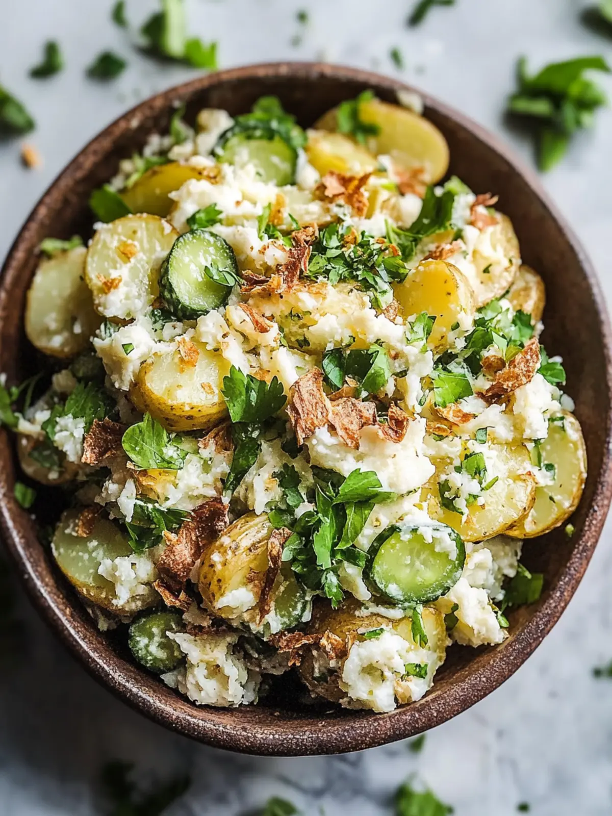 Crispy Smashed Potato Salad with Zesty Pickles You ll Love 2 Crispy Smashed Potato Salad with Zesty Pickles