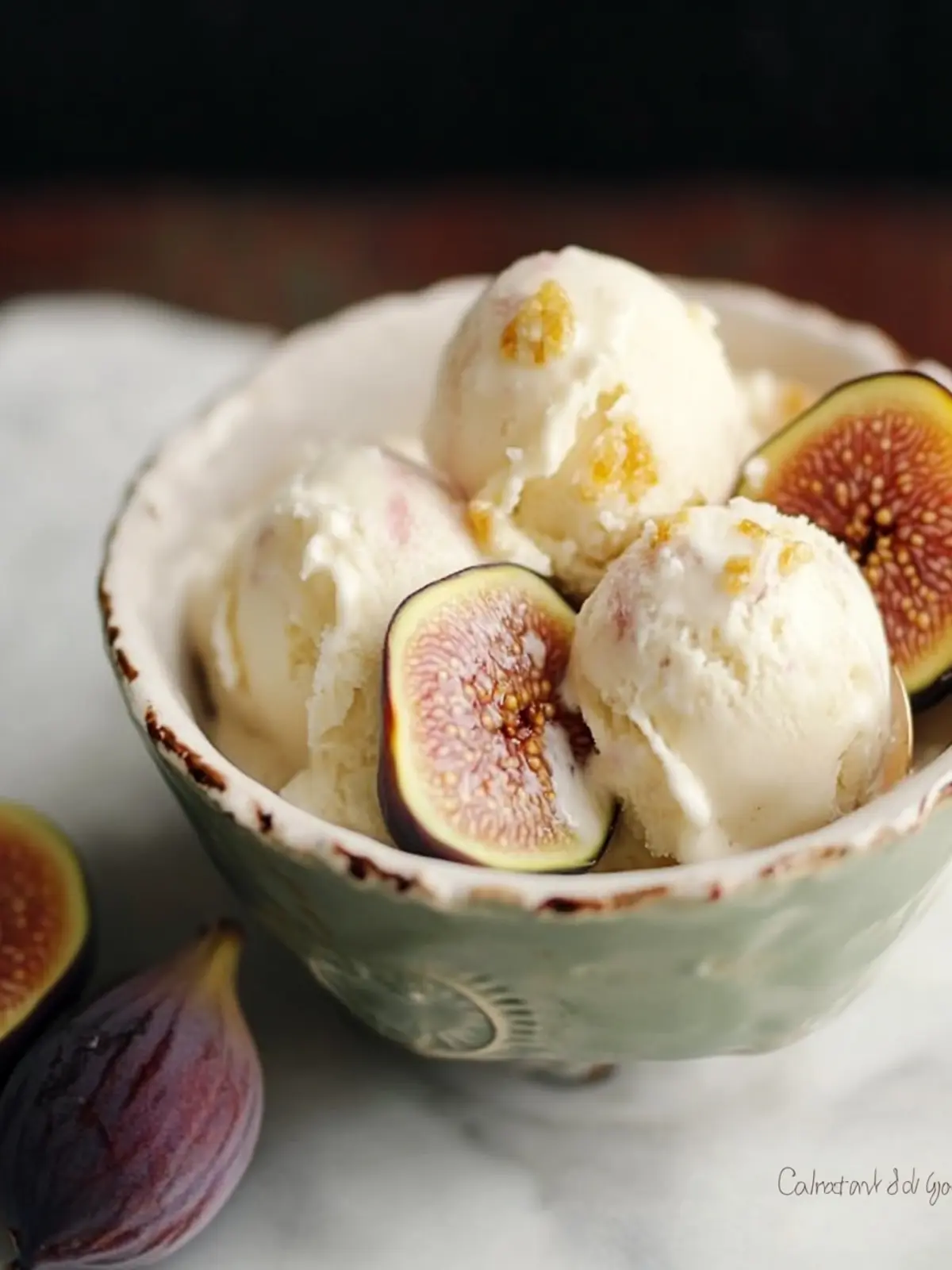 Creamy Honey d Fig & Goat Cheese Ice Cream to Indulge In 4 Honey d Fig & Goat Cheese Ice Cream