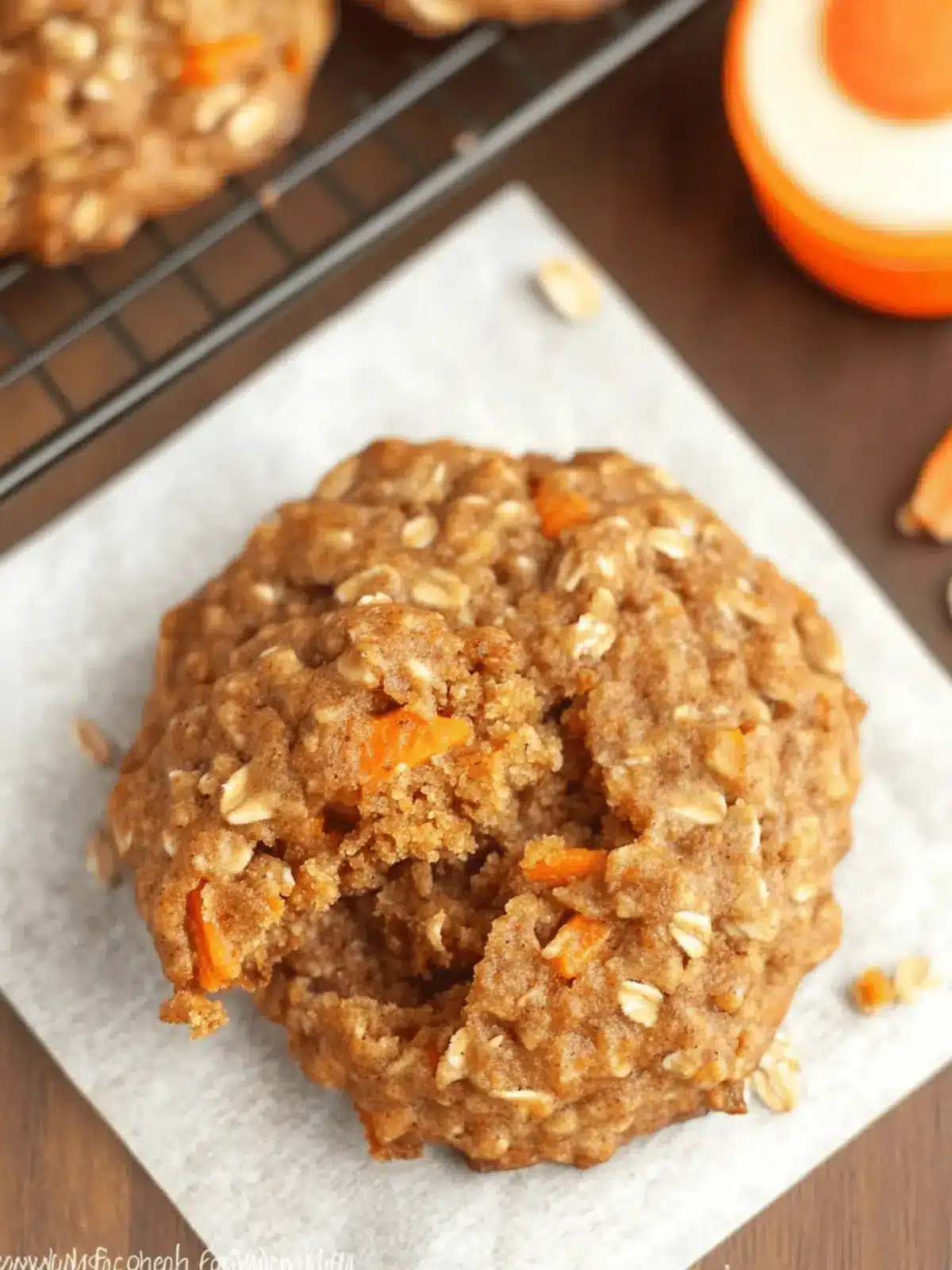 Delicious Healthy Carrot Cake Oatmeal Cookies You ll Love 4 Healthy Carrot Cake Oatmeal Cookies
