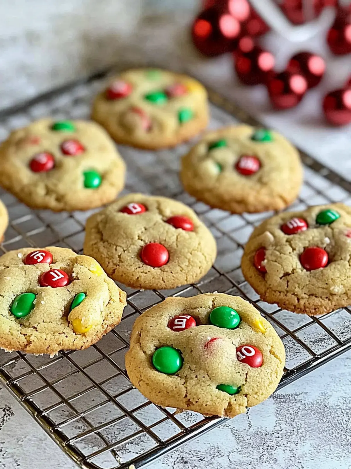 Christmas M&M Cookies That Bring Joy to Your Holidays 2 Christmas M&M Cookies