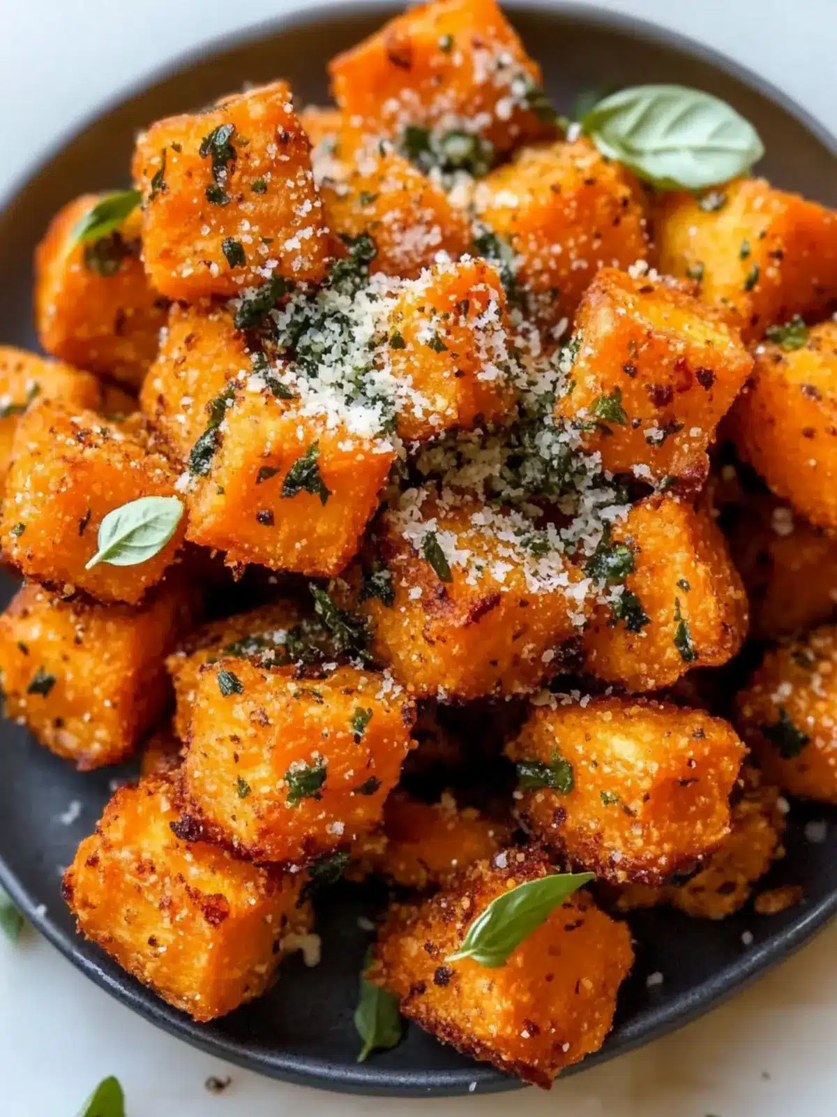 Crispy Sweet Potato Bites with Herbed Parmesan Butter Bliss 3 Crispy Sweet Potato Bites with Herbed Parmesan Butter