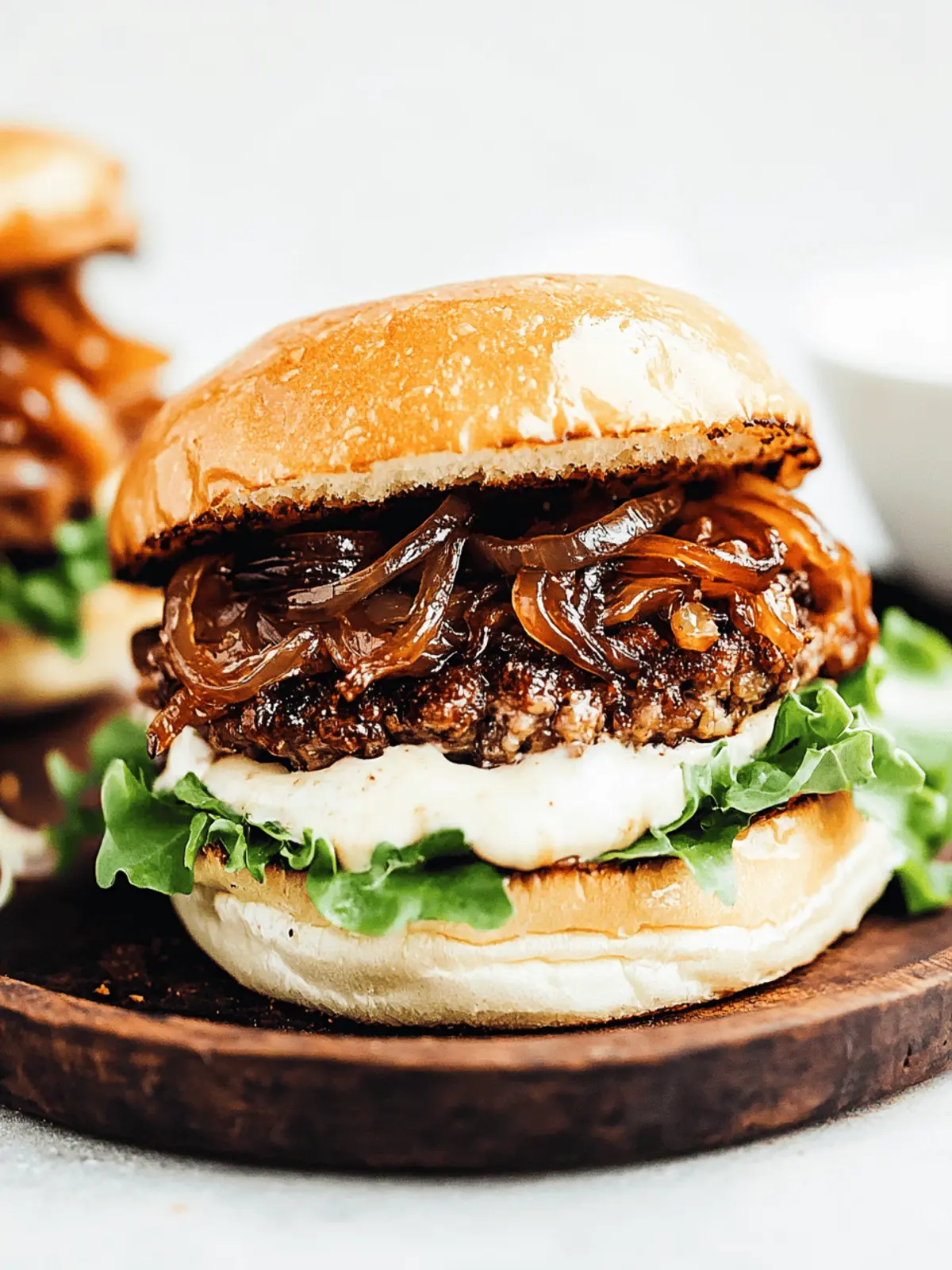 Savory Caramelized Onion Burgers for Ultimate Summer Grilling 4 Caramelized Onion Burgers
