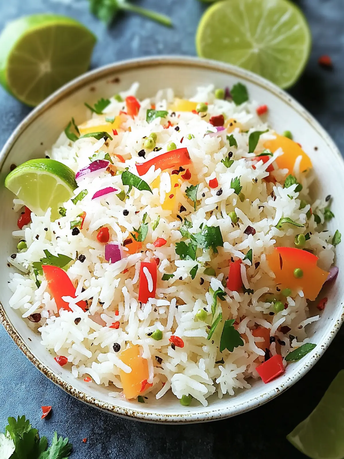 Delicious Tropical Island Coconut Pepper Rice for Easy Dinners 4 Tropical Island Coconut Pepper Rice
