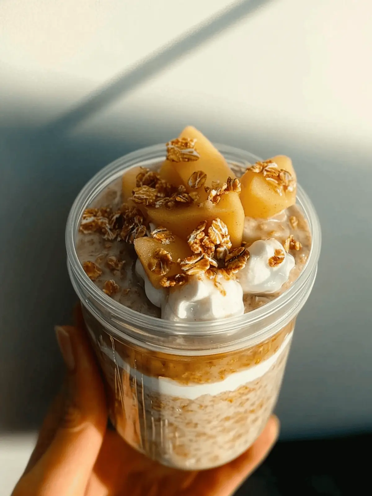 Savor the Joy with Apple Pie Overnight Oats Recipe 2 Apple Pie Overnight Oats