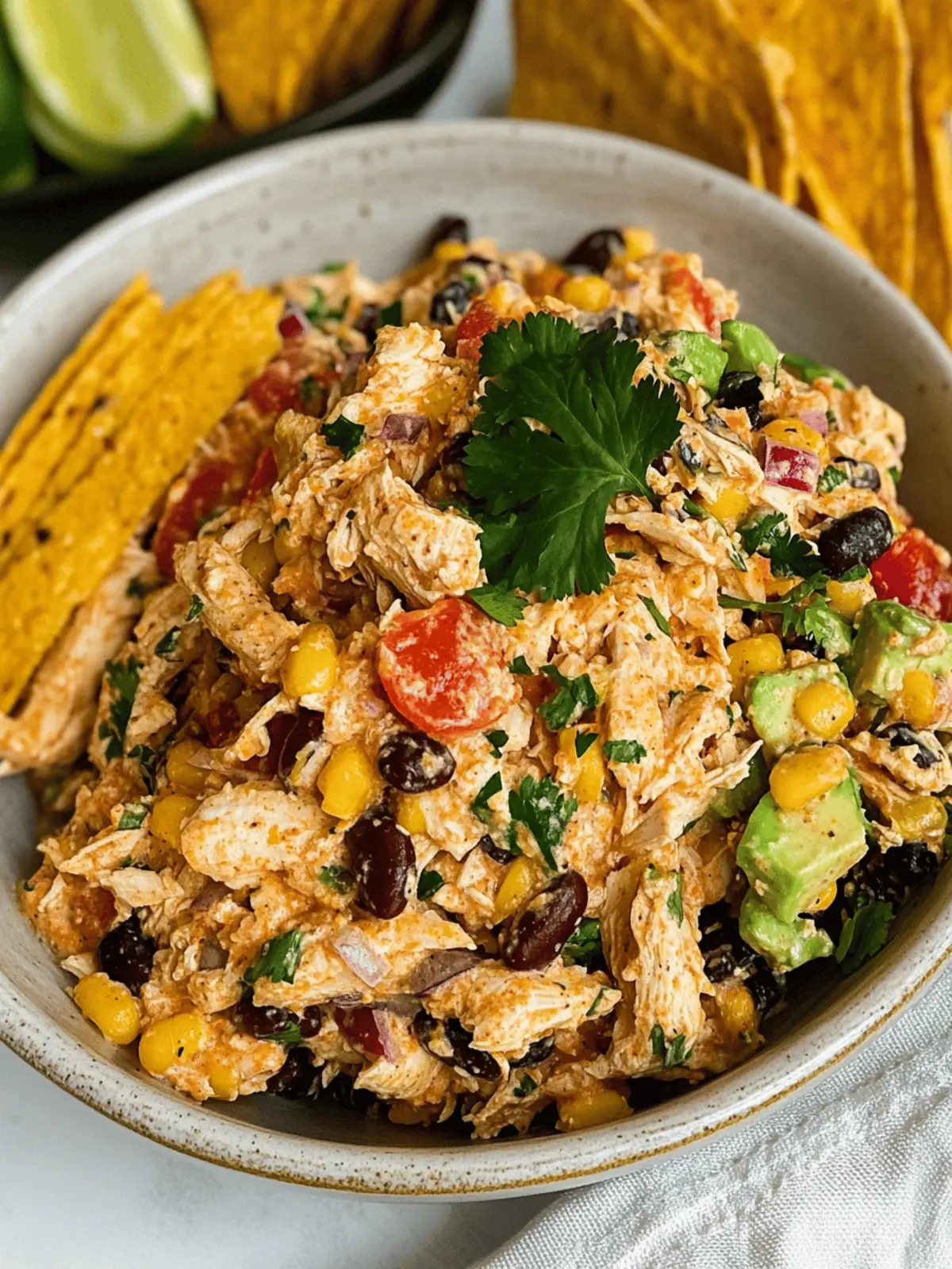 Delicious Southwestern Chicken Salad with Greek Yogurt Twist 3 Southwestern Chicken Salad