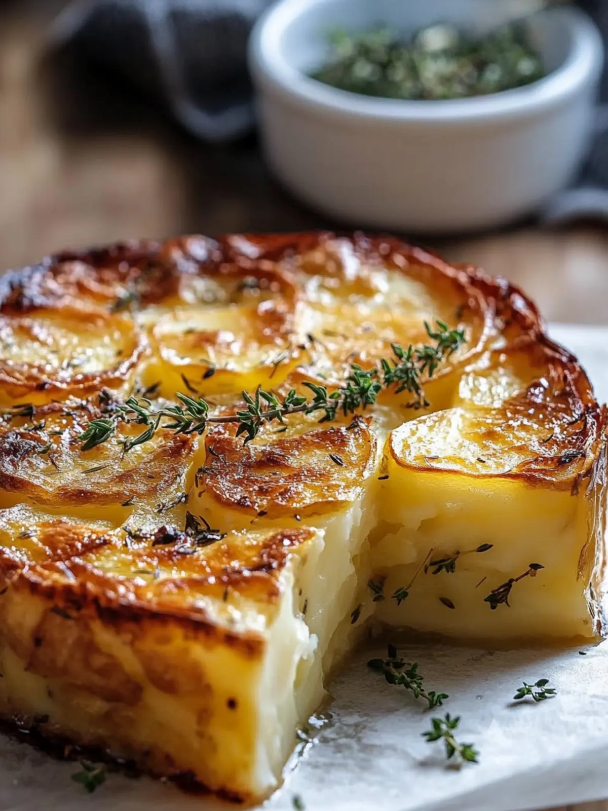 Golden Thyme Potato Terrine: Comfort Food at Its Best 3 Golden Thyme Potato Terrine