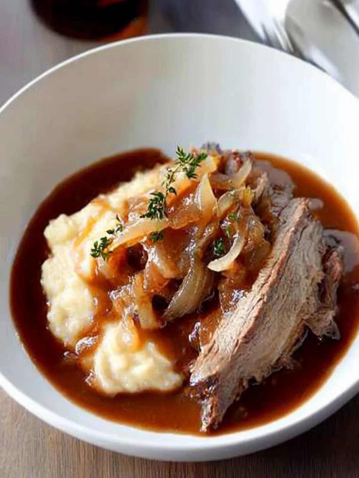 Perfect Braised Brisket with Beer & Onion Sauce Bliss 2 Braised Brisket with Beer & Onion Sauce