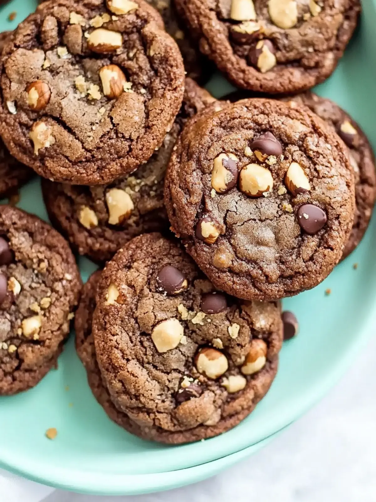 Nutella Cookies with Hazelnuts & Chocolate Chips Magic 3 Nutella Cookies With Hazelnuts & Chocolate Chips