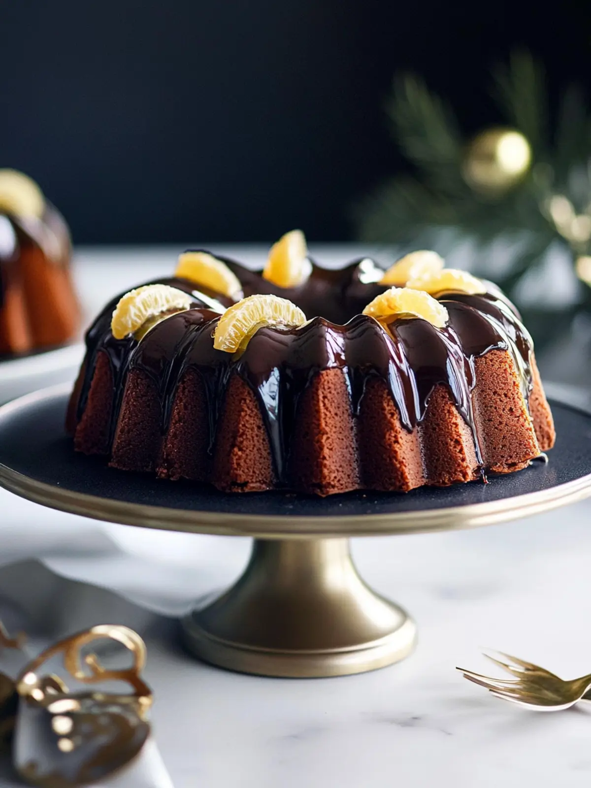 Zo « s Orange Poppyseed Bundt Cakes with Irresistible Ganache 4 Zo « s Orange Poppyseed Bundt Cakes with Chocolate Ganache