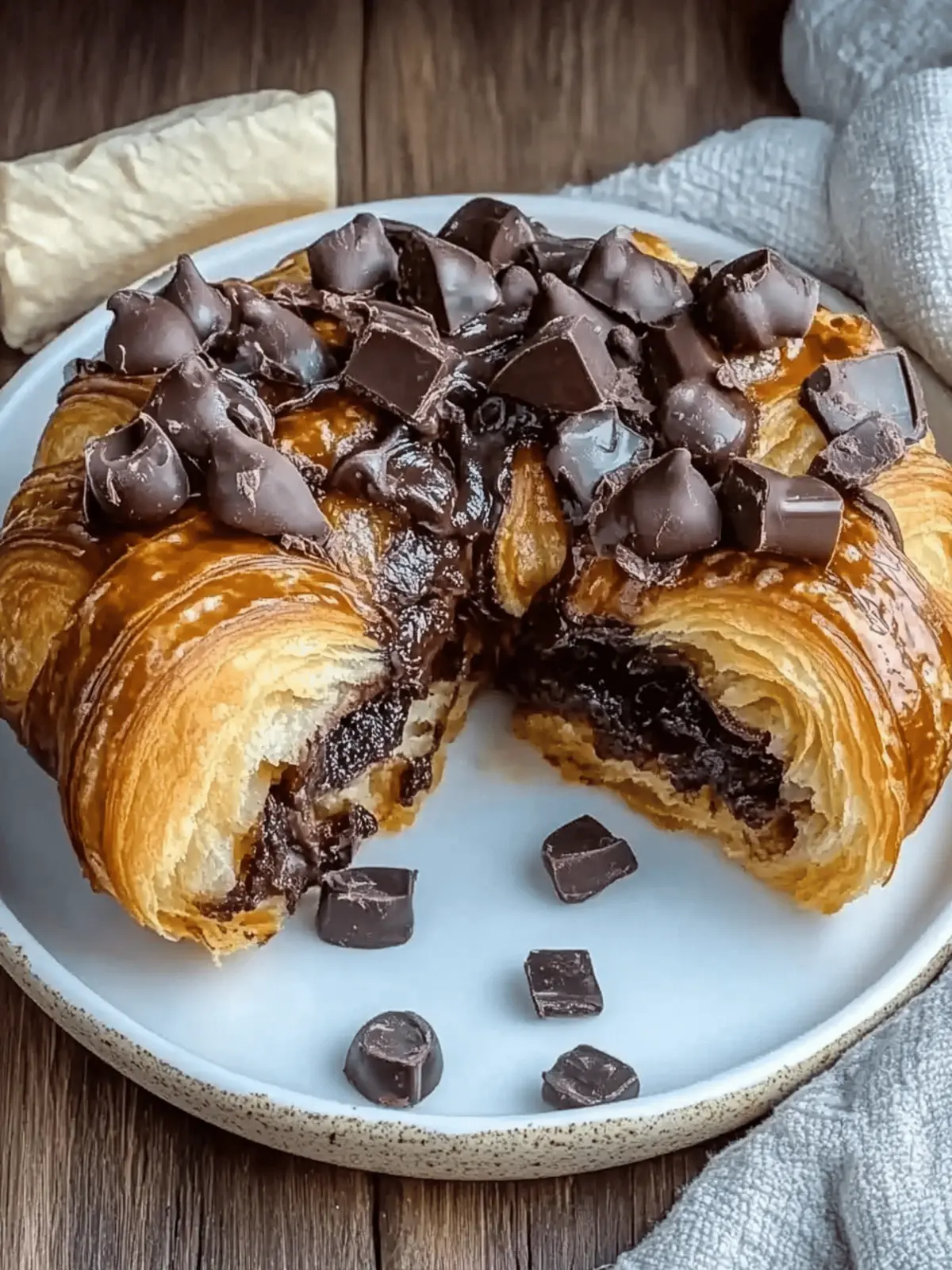 Indulge in Chocolate Croissant Breakfast Bake Bliss 2 Chocolate Croissant Breakfast