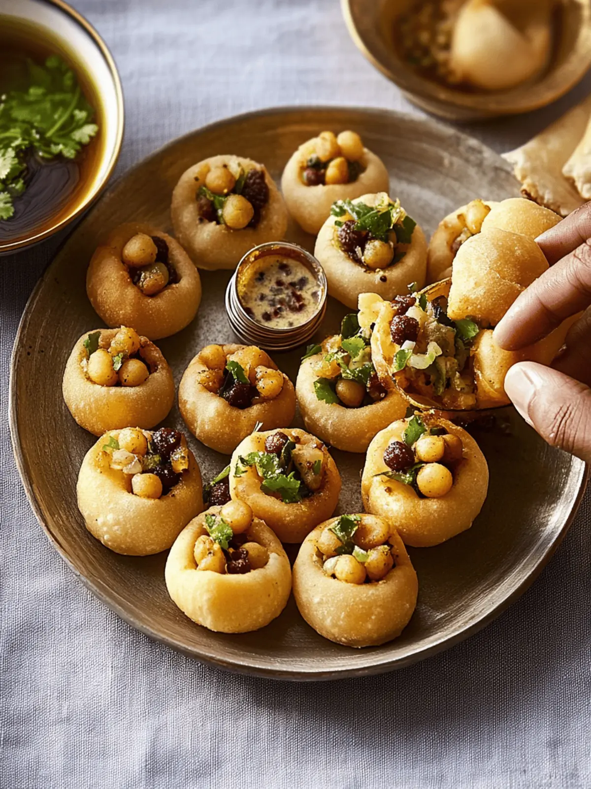 Flavor-Packed Pani Puri: Homemade Vegan Delight Awaits 3 Pani puri