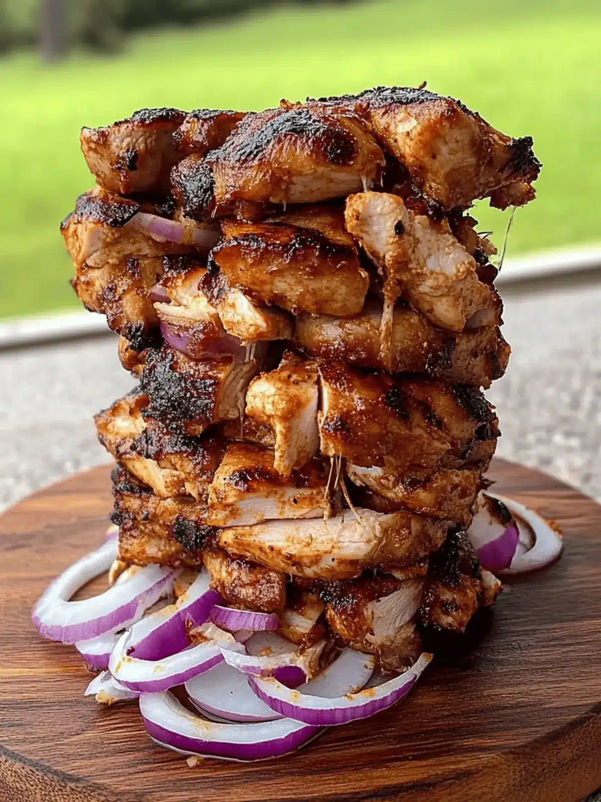 Oven-Baked Easy Chicken Shawarma Tower for Flavor Lovers 4 Easy Chicken Shawarma Tower Baked in the Oven