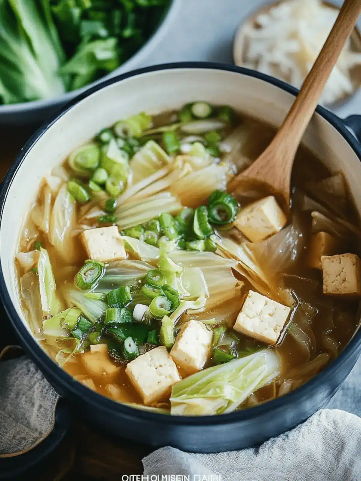Napa Cabbage Tofu Soup: A Cozy Comfort in Every Sip 3 Napa Cabbage Tofu Soup (