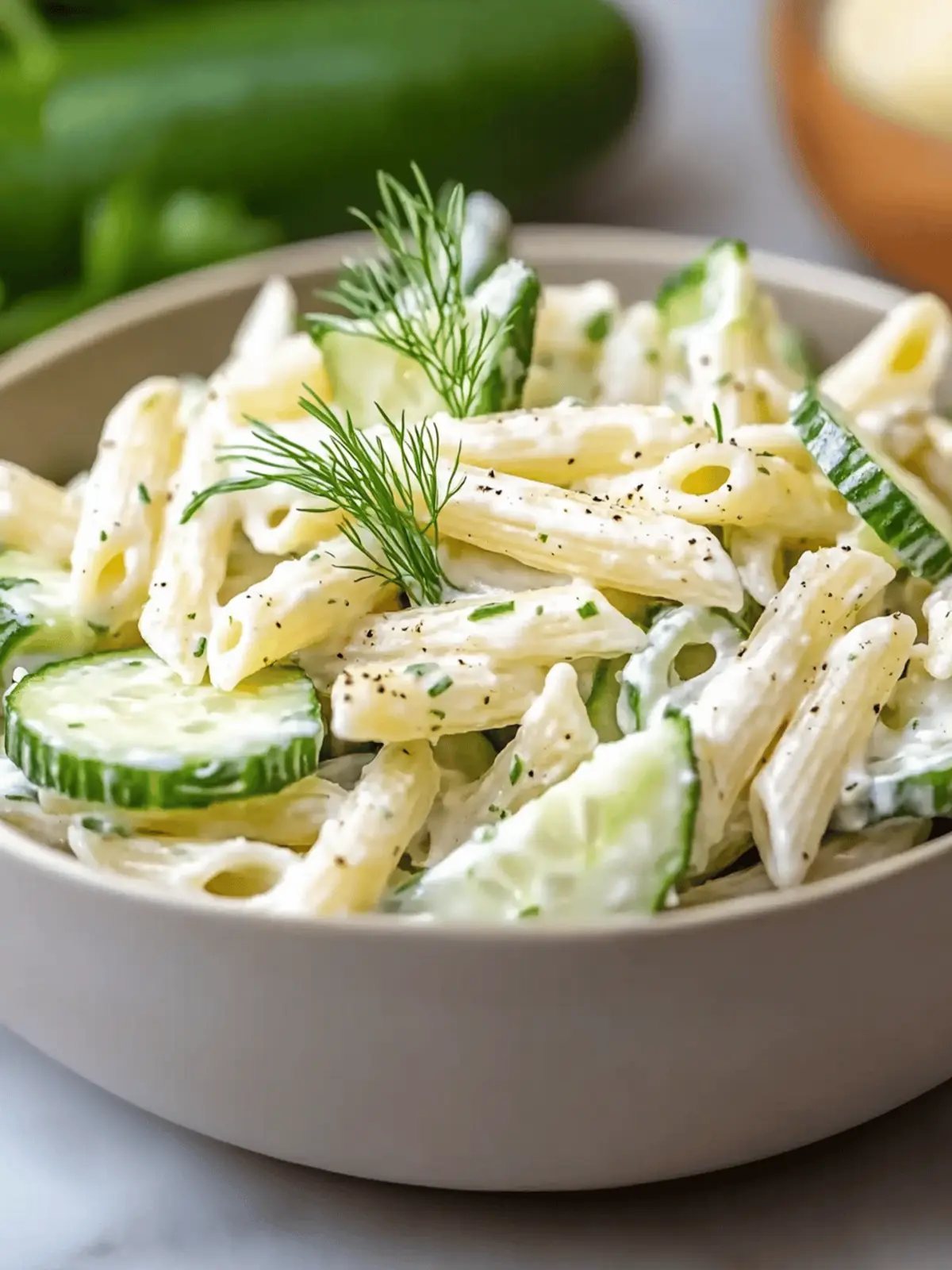 Deliciously Easy Healthy Cucumber Pasta Salad for Summer Fun 2 Healthy Cucumber Pasta Salad