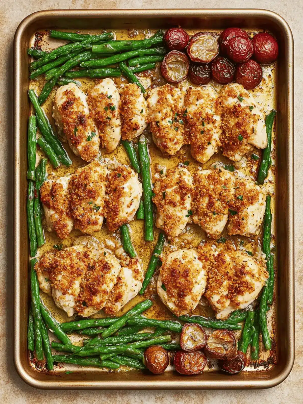 Parmesan Crusted Chicken Sheet Pan for Effortless Dinner Delight 2 Parmesan Crusted Chicken Sheet Pan