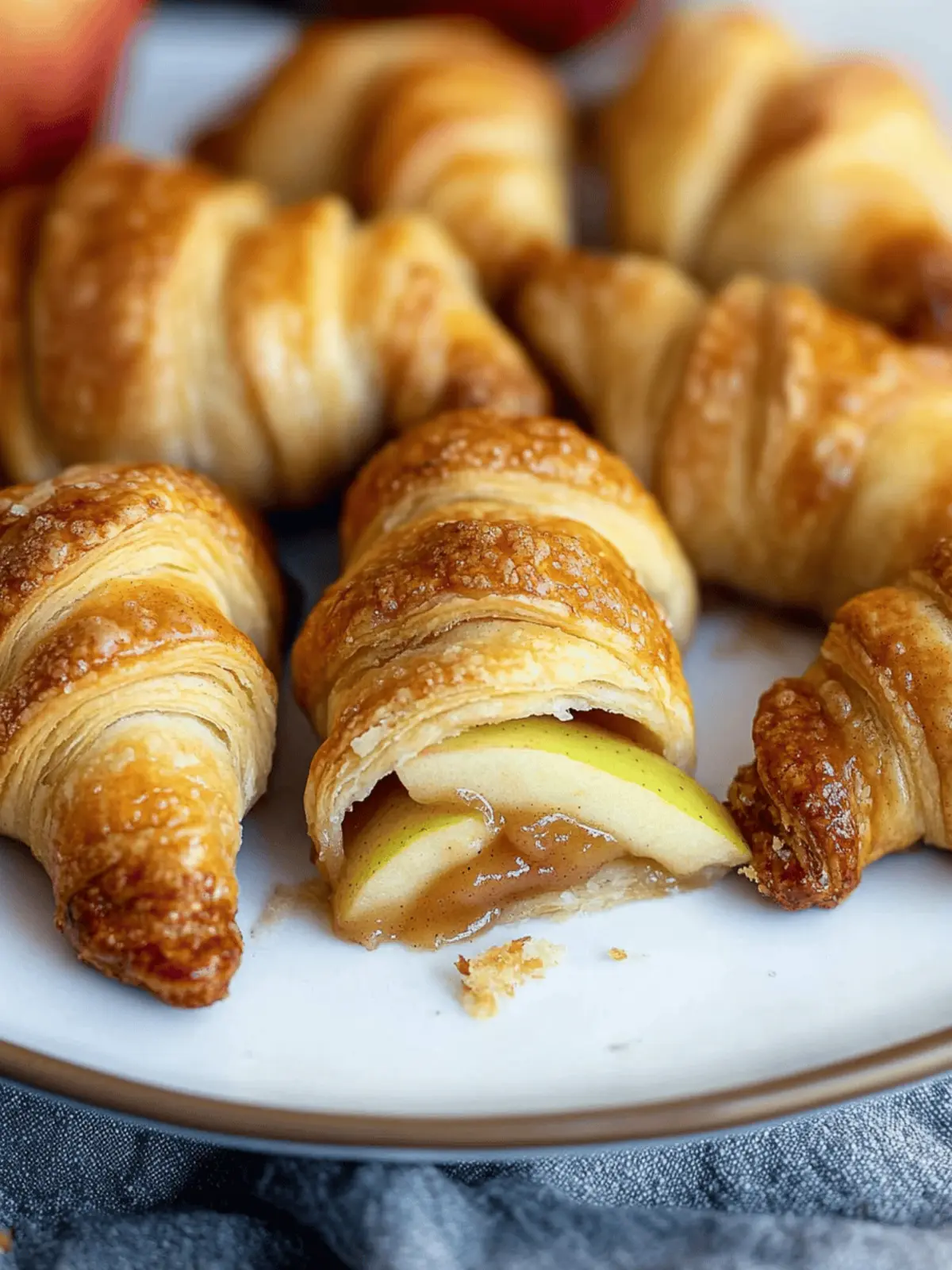 Apple Pie Crescent Rolls: Easy Homemade Bliss 4 Apple Pie Crescent Rolls