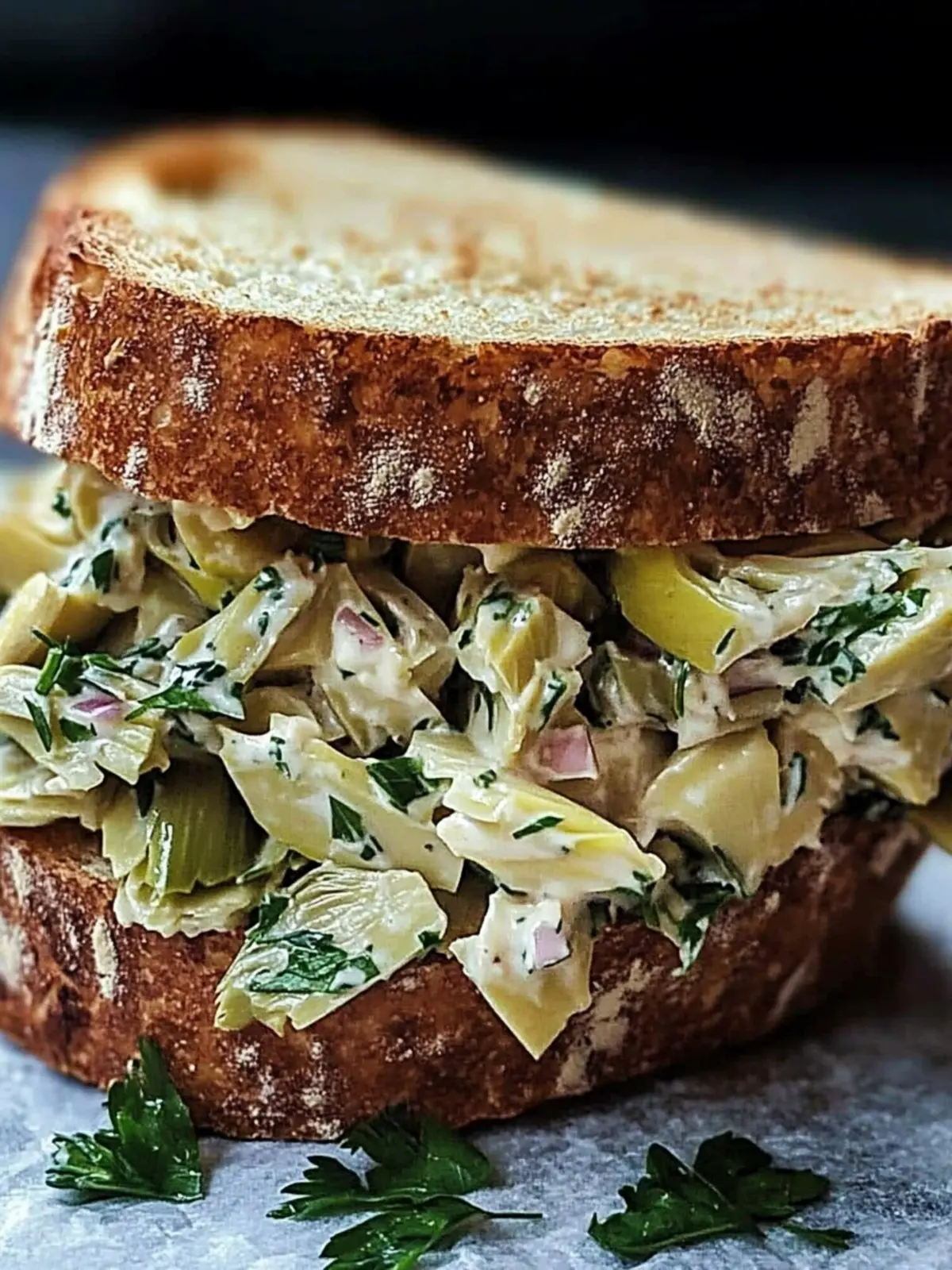 Delicious Artichoke Sandwich with Herbs for Flavor Lovers 3 Artichoke Sandwich with Herbs