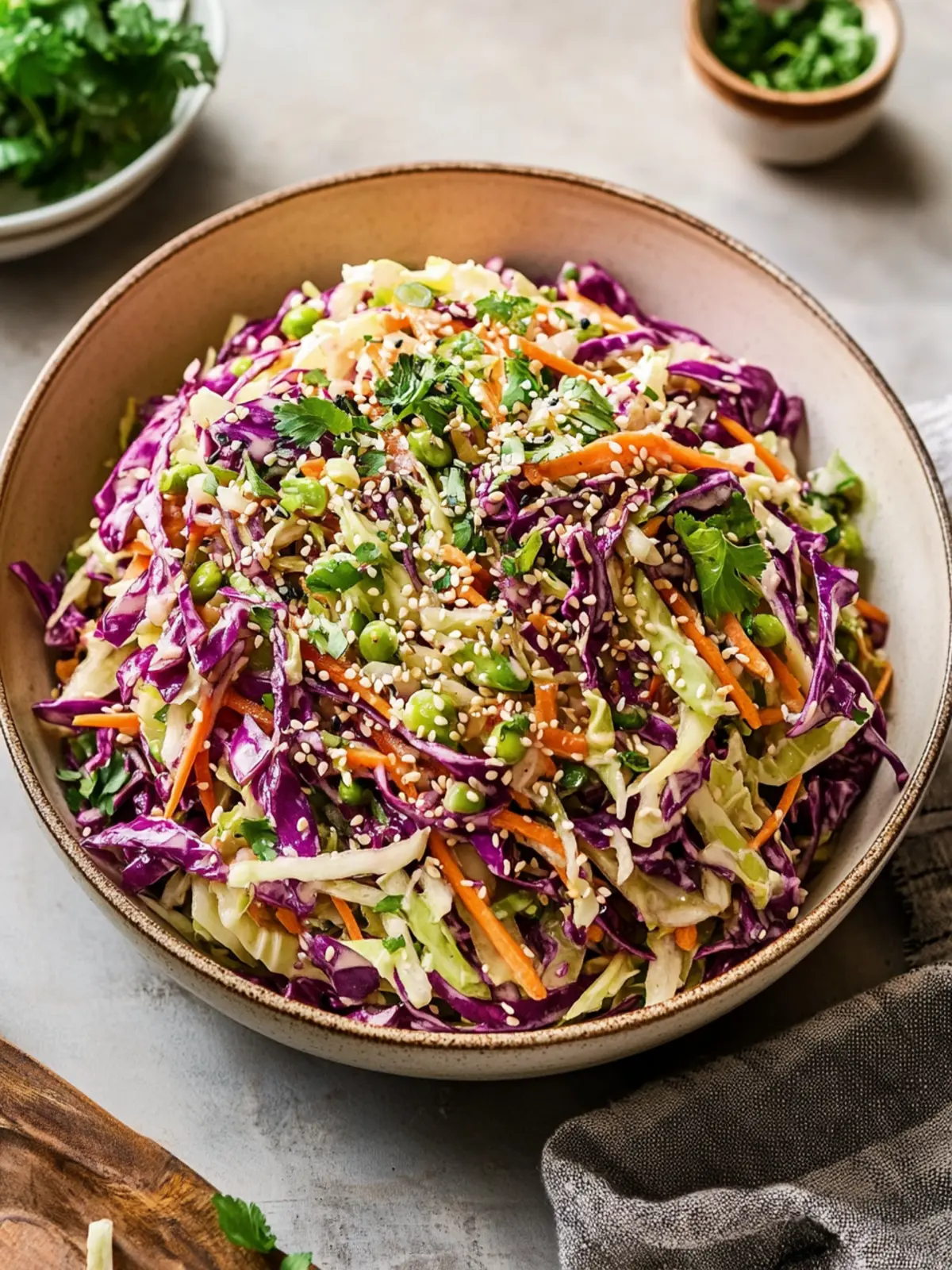 Delicious Asian Cabbage Slaw That Brightens Any Meal 4 Asian Cabbage Slaw