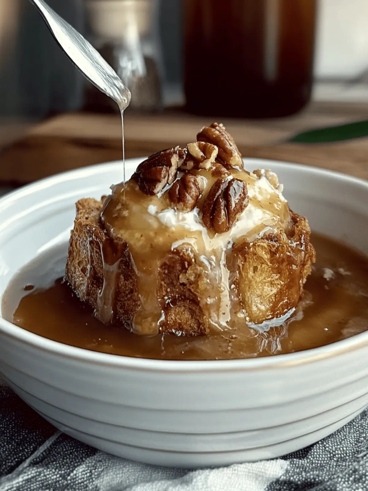Toasted Pecan Croissant Bread Puddings for Two: Decadent Bliss 3 Toasted Pecan Croissant Bread Puddings for Two
