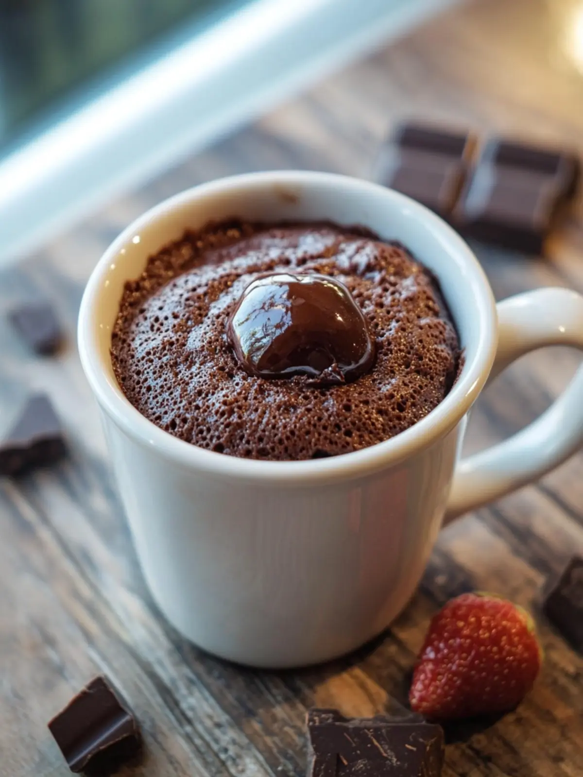 Indulge in a Molten Chocolate Mug Cake in 3 Minutes 3 Molten Chocolate Mug Cake in 3 Minutes