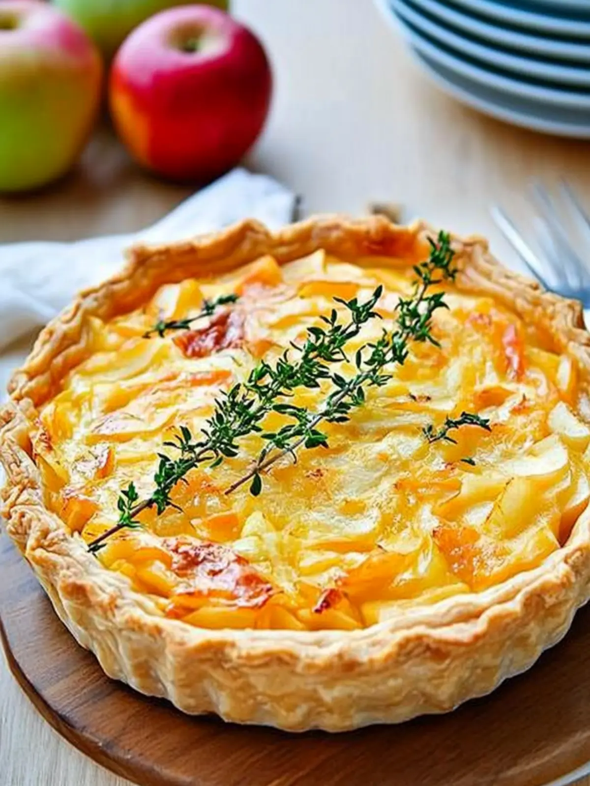 Savory Apple and Cheddar Quiche for Cozy Weekends 4 Apple and Cheddar Quiche