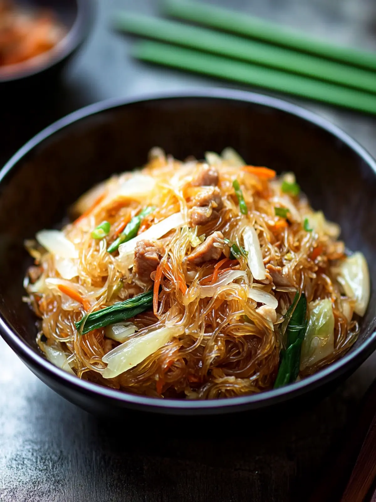 Savor Stir-fried Pork And Cabbage Glass Noodles Tonight 2 Stir-fried Pork And Cabbage Glass Noodles