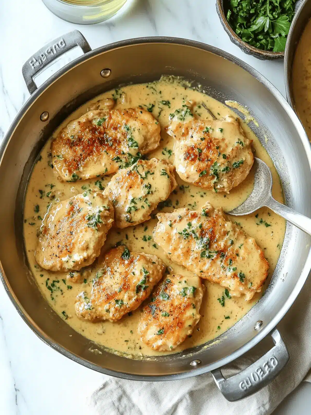 Creamy Chicken Piccata Bliss: A Quick Homemade Delight 4 Creamy Chicken Piccata