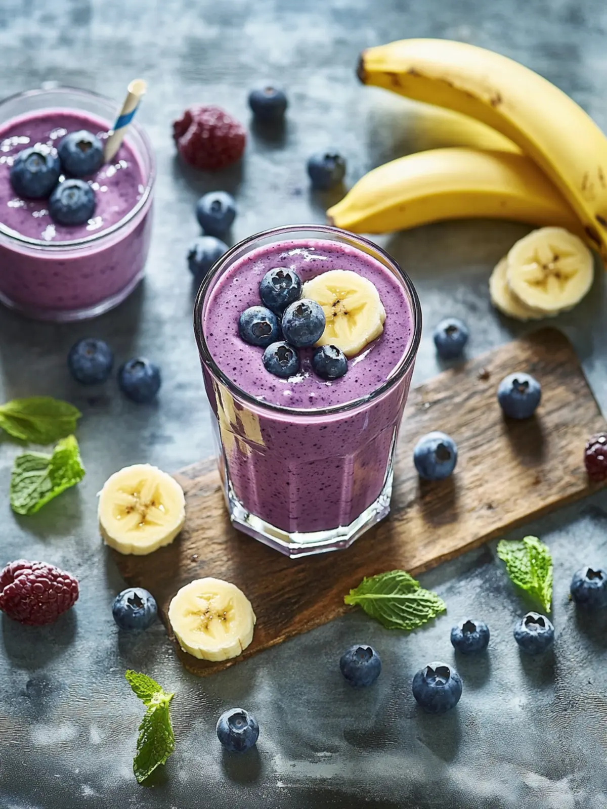 Deliciously Creamy Blueberry Banana Smoothie Delight 3 Blueberry Banana Smoothie