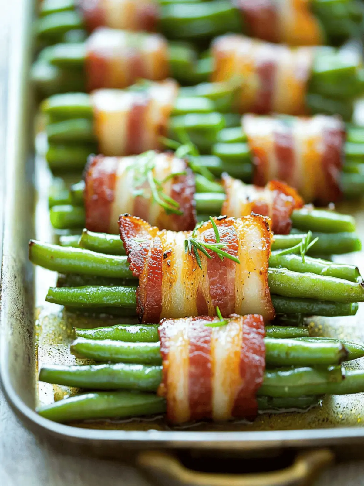 Savory Bacon Green Bean Bundles for a Flavorful Twist 4 Bacon Green Bean Bundles