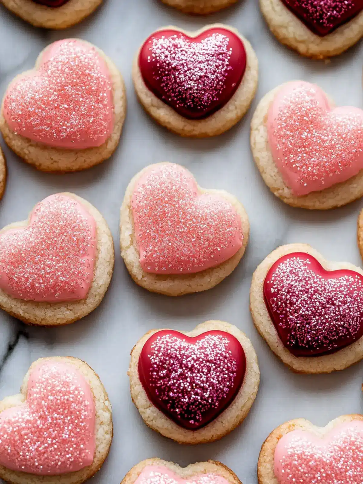 Bake Sparkle Sweetheart Cookies for a Sweet Surprise! 2 Sparkle Sweetheart Cookies